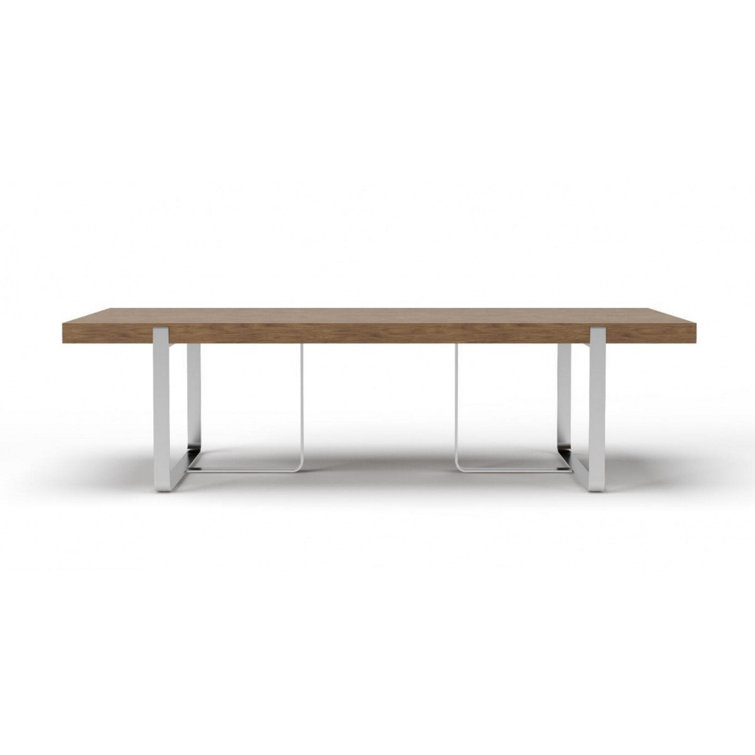 AllModern Arras Metal Base Dining Table Wayfair